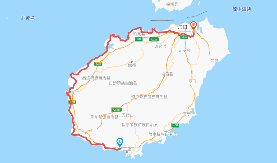 乡道|环海南有几条线路？