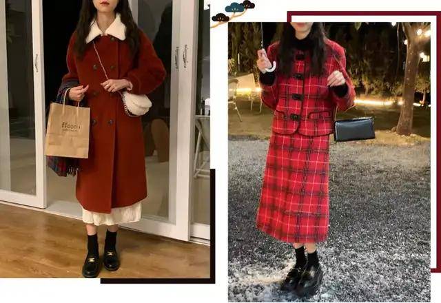 大衣 过年就要穿红色!好看又上镜的新衣给你们找了50款