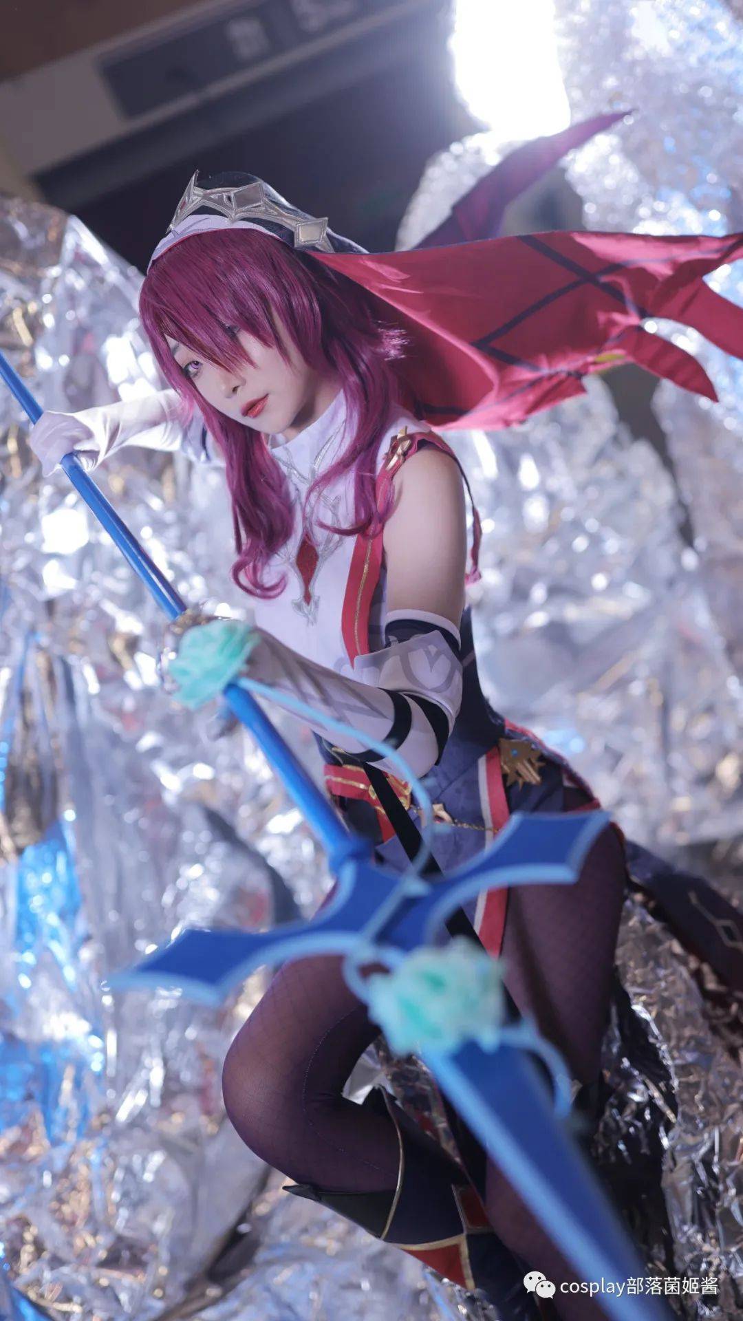 cos:原神罗莎莉亚cos正片@蓝璃_bcy_摄影_紫龙