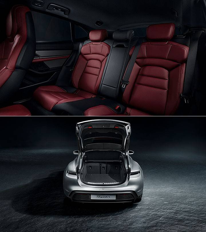 空间表现部分,相较于 taycan 轿跑版本,taycan sport turismo 在后座