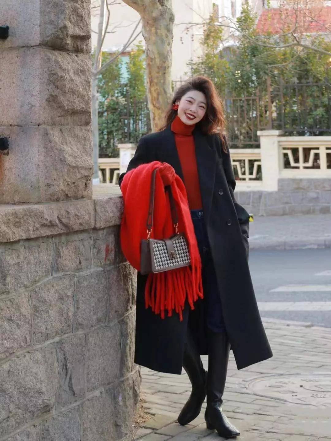 生活 新年穿搭 | 不同场合的红色系穿搭,照着穿就对了