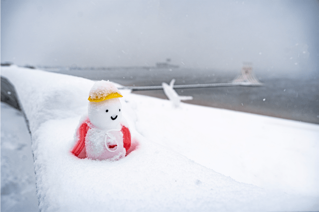 雪人图片实景图片