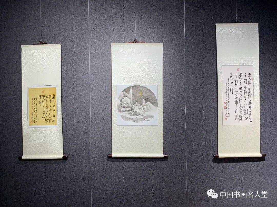 展览现场丨李筱坡甲骨文书契周易作品展在京展出