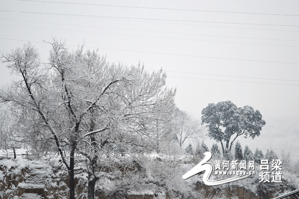 风景线|孝义：瑞雪兆丰年 山村更美丽