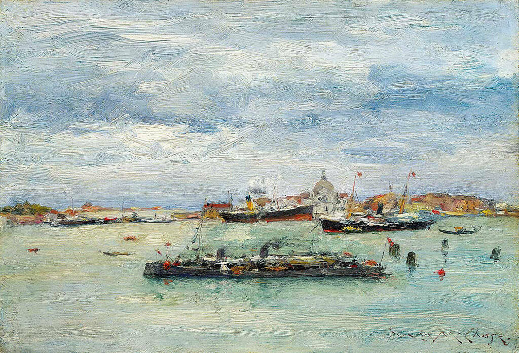 美国印象派画家:威廉·梅里特·蔡斯风景油画_作品_chase_merritt