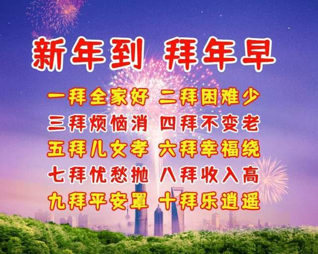 虎年新春祝福语