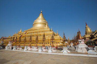 瑞喜宫塔：缅甸的开国之塔，用石头建造十分罕见