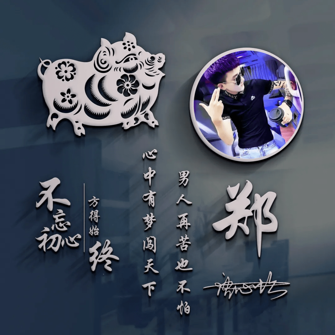 明煊 2022你的微信头像该换了，可爱卡通情侣姓氏签名头像，请查收带走