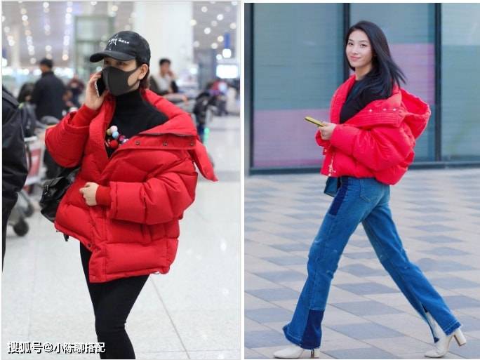 荧光 无论是哪个年龄段的女性,穿羽绒服都尽量少碰的色彩雷区