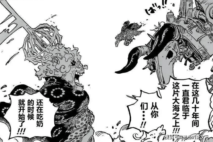 尾田|海贼王1040话：大妈临死还送大礼，大和解救个寂寞，罗成第二功臣