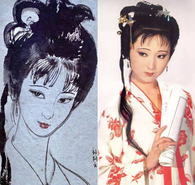 角色|87《红楼梦》杨树云的设计手稿，陈晓旭太像了，仿佛从画中走出来