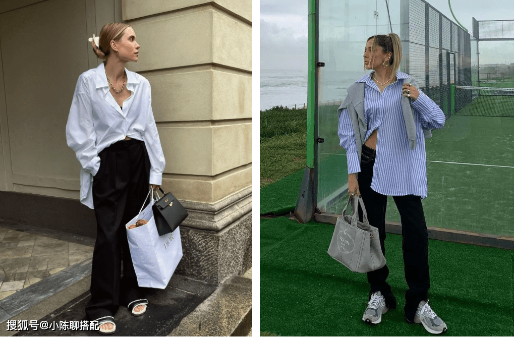 短裙 开春必知的衬衫穿法,1件顶10件,每天不重样