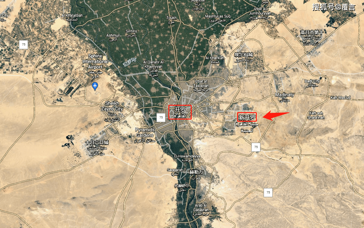 埃及到處是沙漠新首都建在哪裡距離開羅有多遠