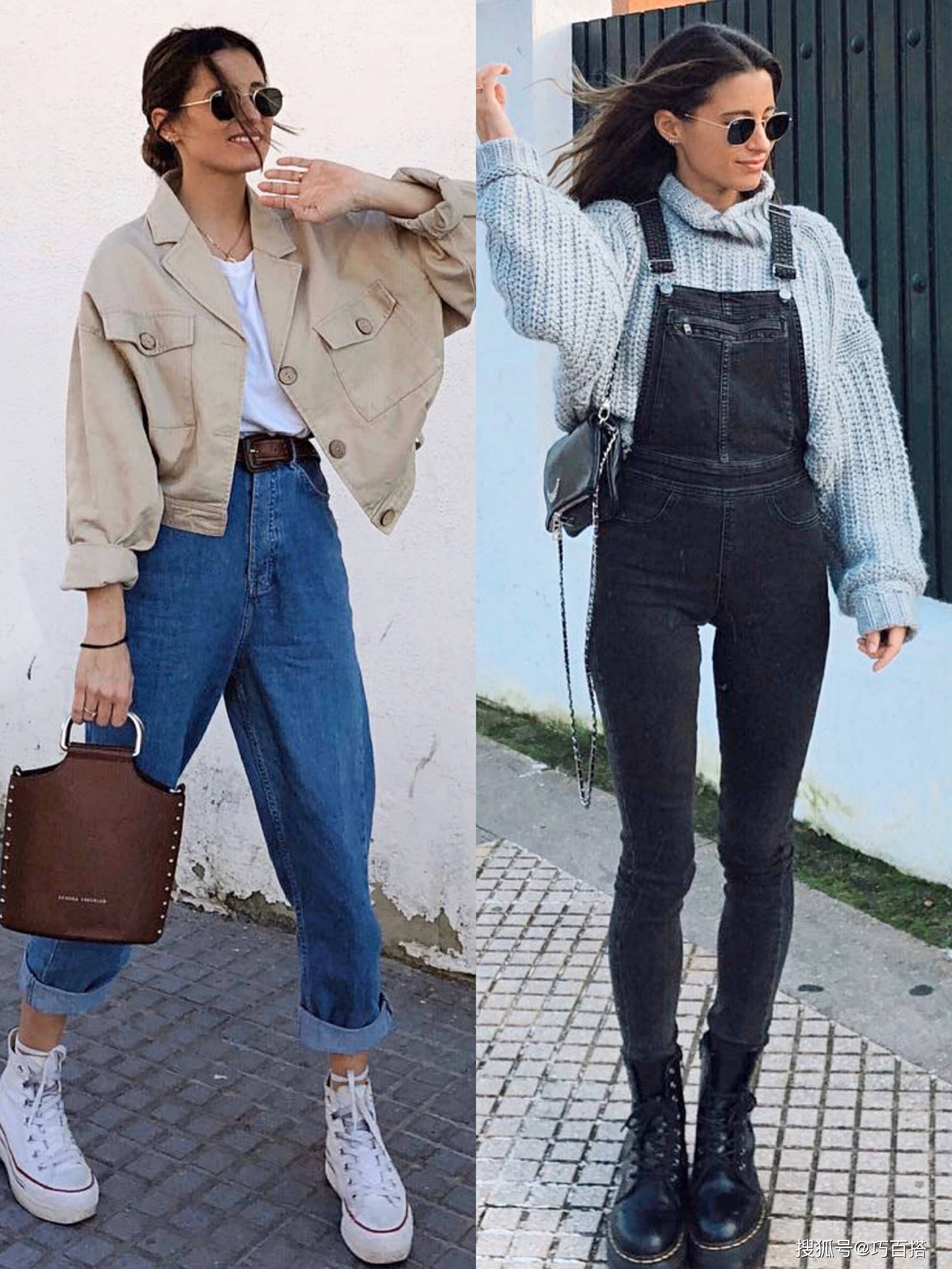 个性 欧美风穿搭值得一试，个性却不显夸张，普通女生也能驾驭