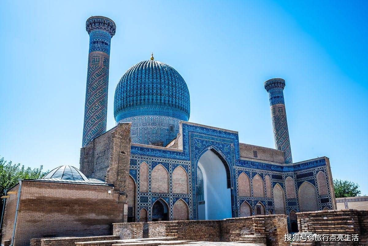 撒马尔罕壮观的帖木儿之墓,流传着古老的可汗的神秘诅咒_埃米尔_建筑