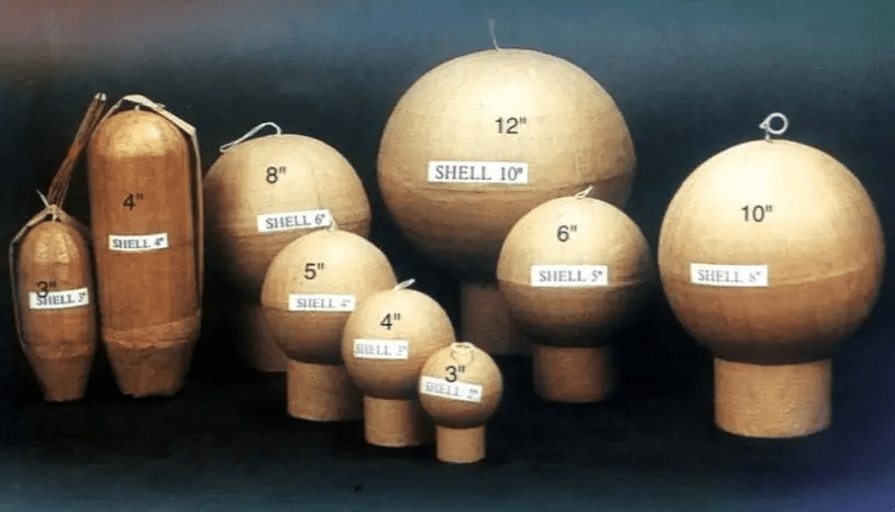 日本,美国没有这样的限制,自然能够搞出超大号的礼花弹.