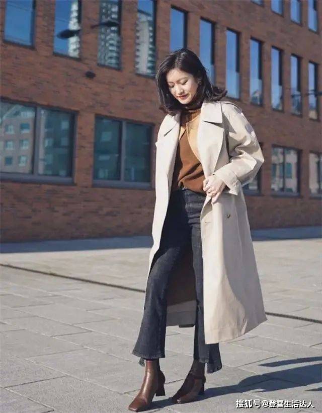 小个子 今年没有一双“奶奶靴”可惜了，配大衣气质又高级，小个子都适合