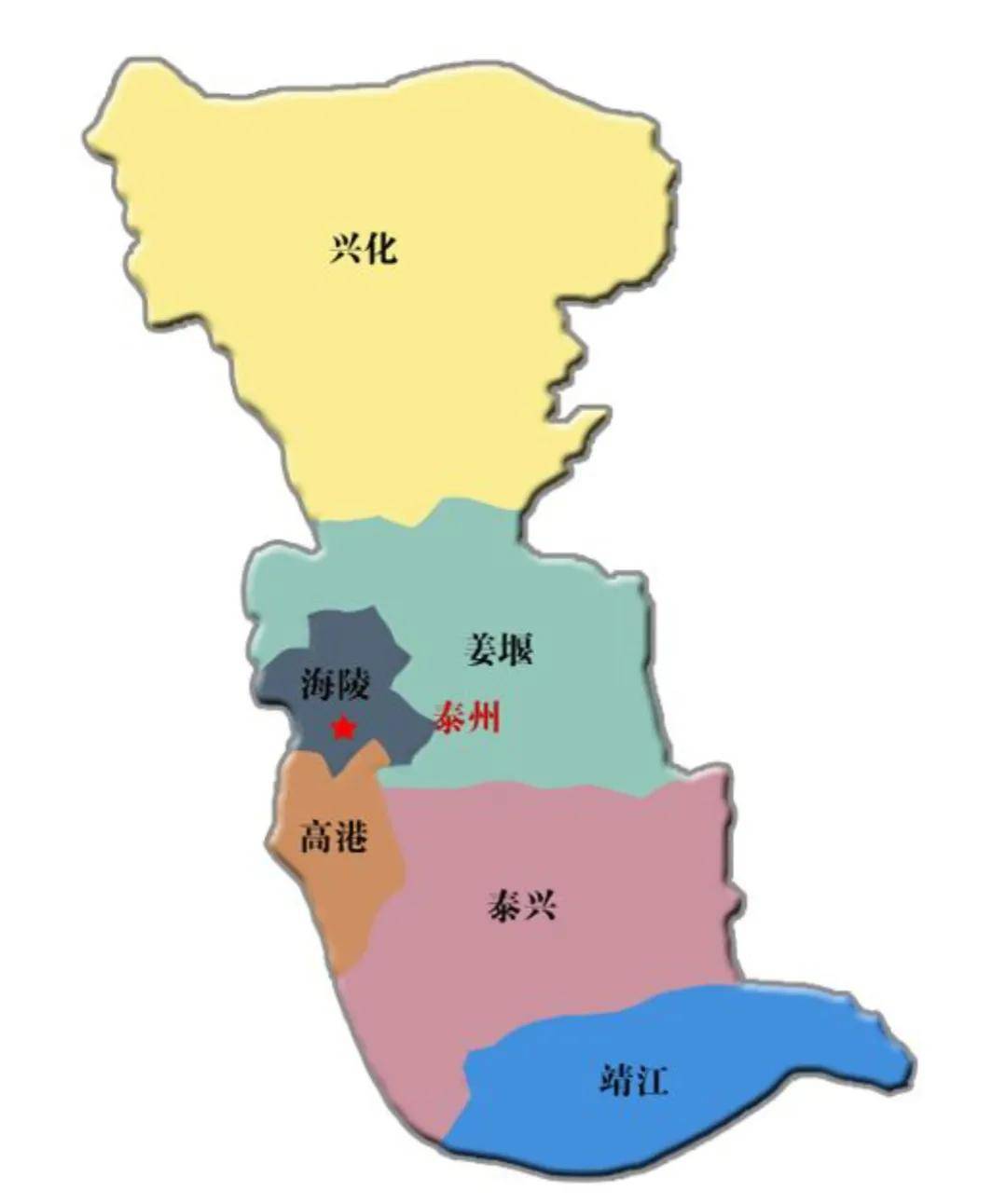 泰县地图图片