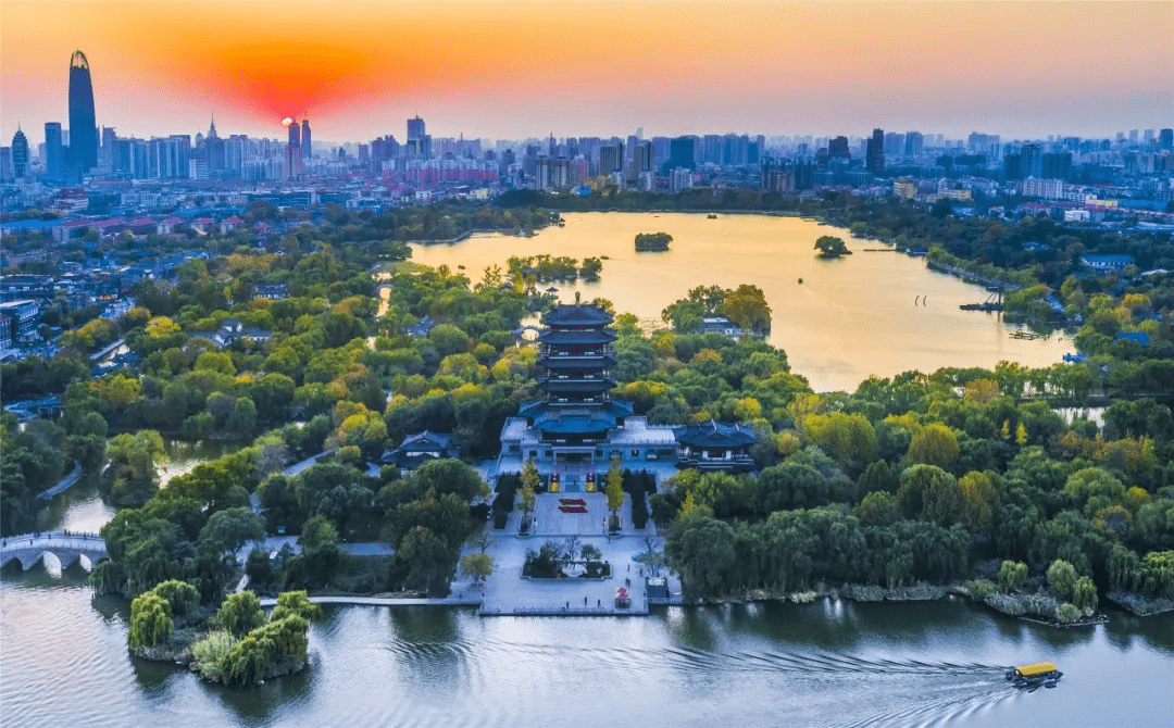 快來觀水鳥賞春景濟南大明湖開通新航線