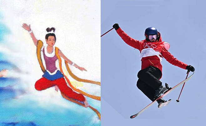 北京冬奥会飞天图片