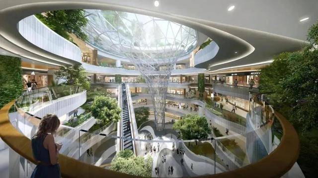 南飞鸿·乐荟中心以“自然天地山水”为主题,打造会呼吸的商业体_项目_生态_建筑