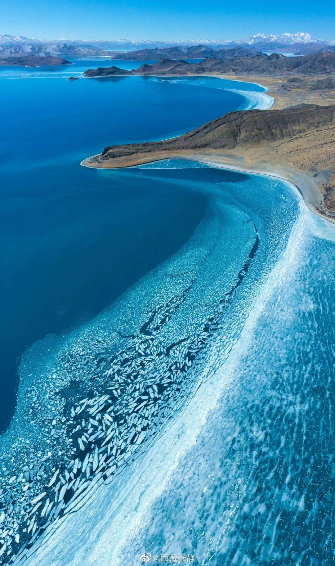 西藏这个蓝冰仙境,拉萨出发仅2小时!_羊湖_蓝色_东拉乡