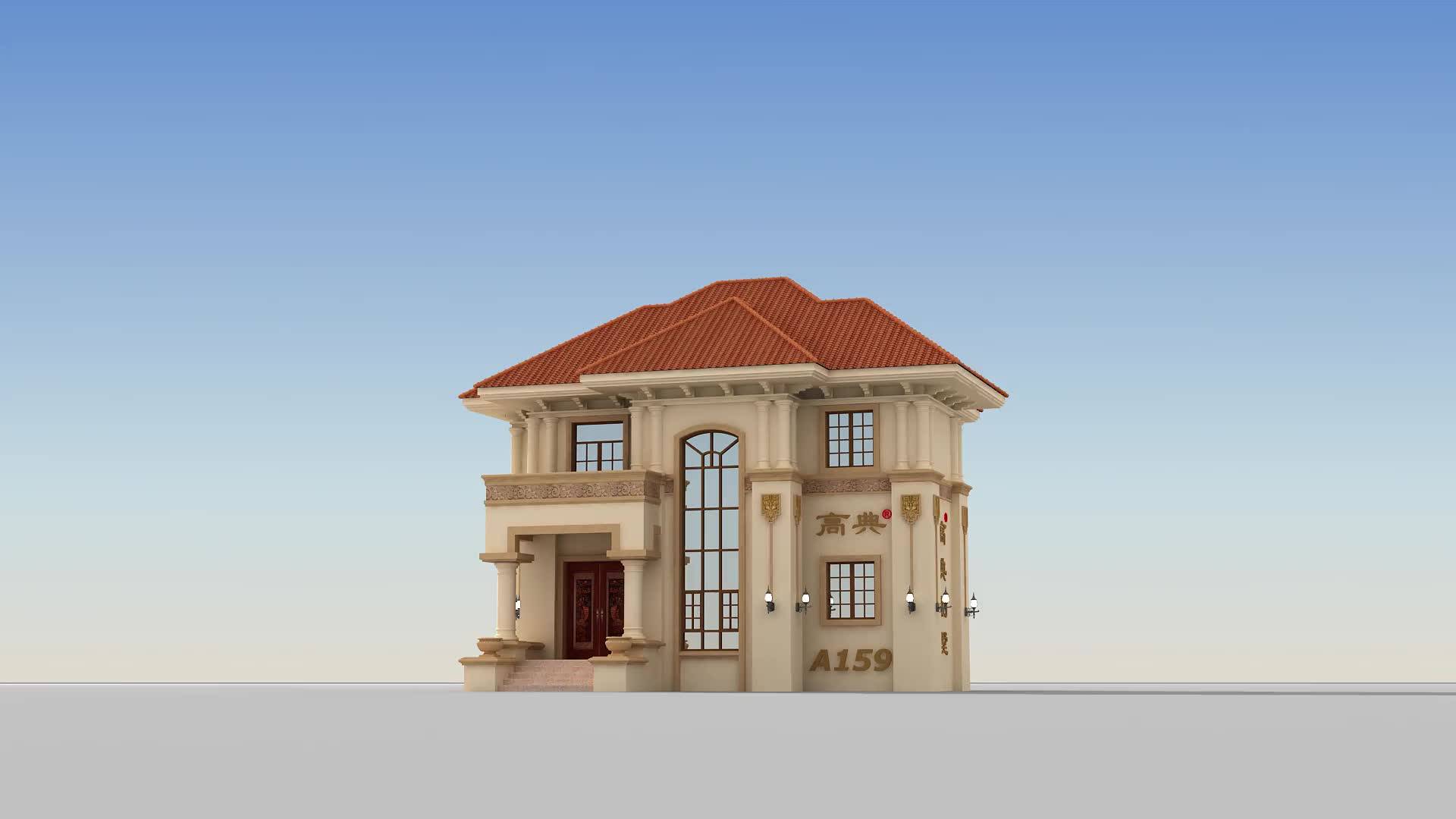 这样的两层设计就是全村住宅的标杆