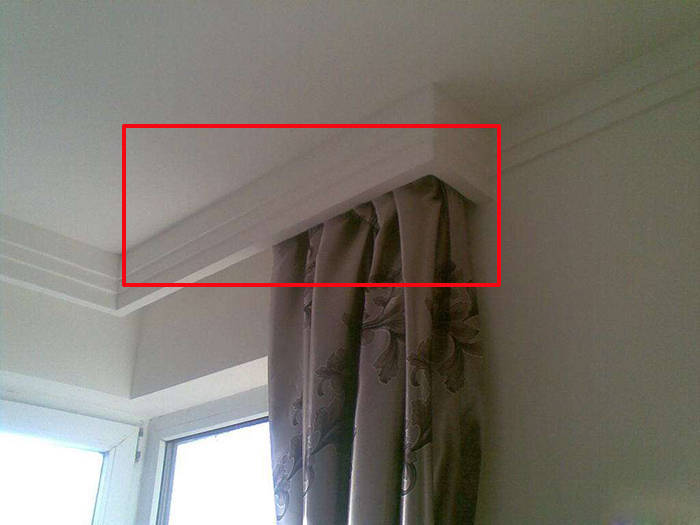 千万别装这种窗帘盒,石膏板把不住油漆,刷刷地往下掉!_墨君_吊顶_罗马