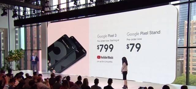 而pixel3起售價799美元,約合人民幣5514元,pixel3xl起售價899美元,約