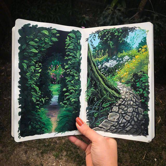 面的零基础学手绘插画？画成这样需要几步？
