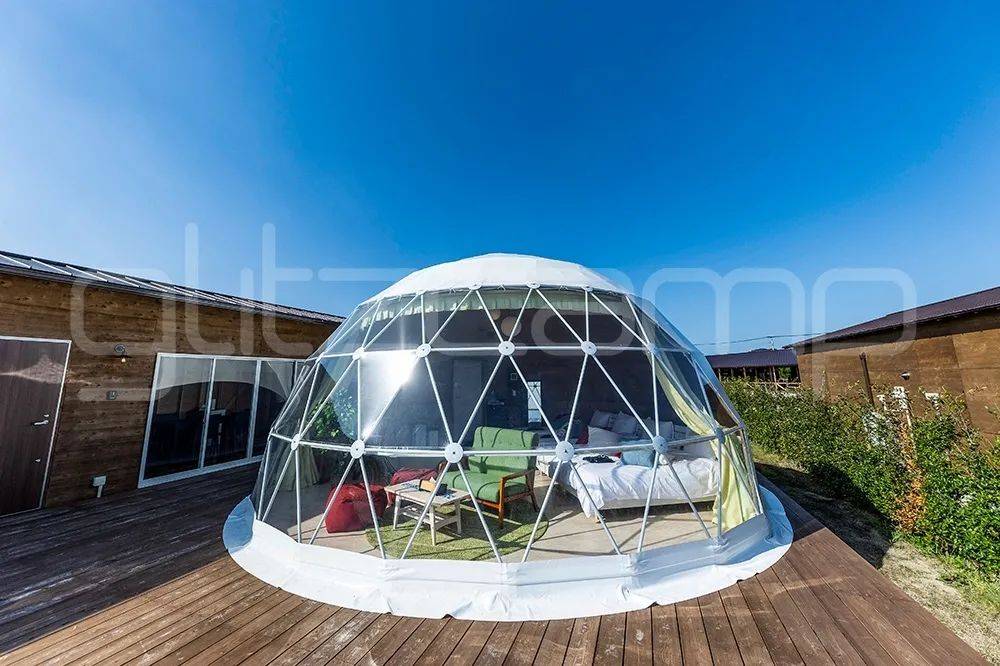 栖星野奢项目案例|日本海边度假酒店,住星空帐篷,看银河横贯天际