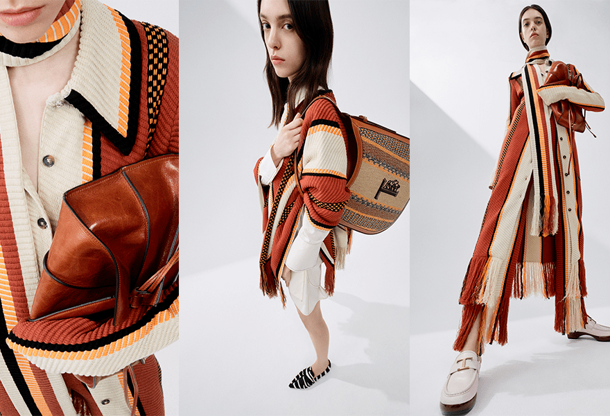 系列 Tod’s 2022度假系列，古怪的时尚，即兴元素与中产阶级运动装