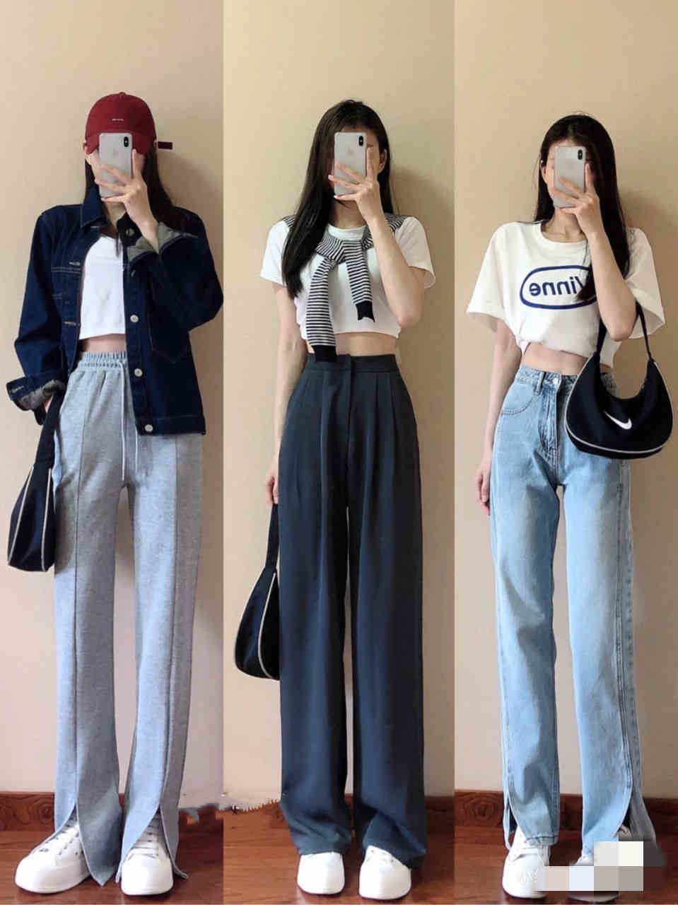 脚踝 初春别着急露脚踝,今年流行裤子“长一截”,时髦优雅又有气场