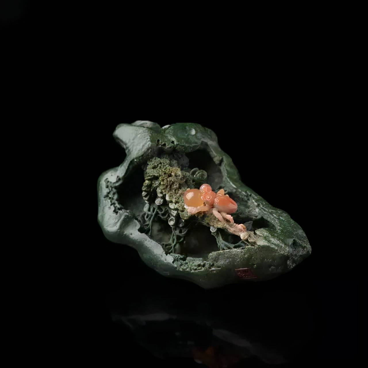 俏色玉雕赏析,这么逼真的作品,绝对少见_魏烈锋_玛瑙_颜色