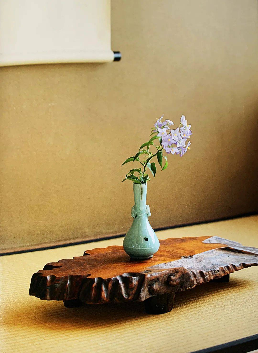 【艺术】宋韵 | 瓶中自有好花枝——春_插花_龙泉窑_野花