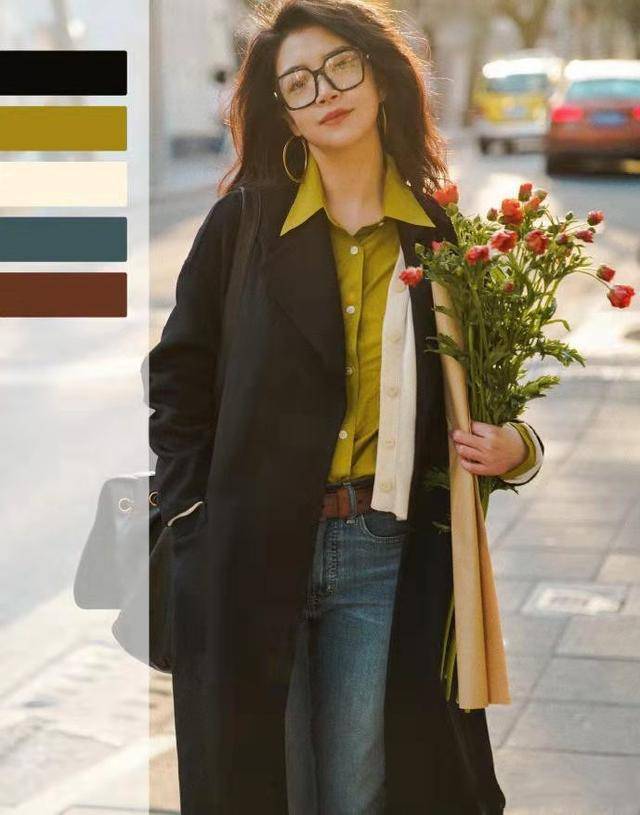 赵丽颖 新年刚开始,绿色就打败蓝色,成为新一季流行色