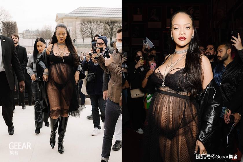 时装周时装周场外焦点：Rihanna时髦孕妇造型！