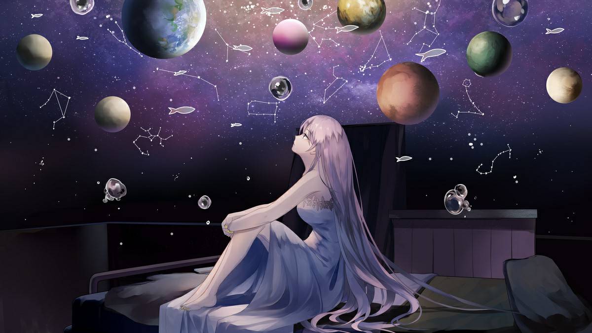 星空 P站美图推荐——星空裙特辑