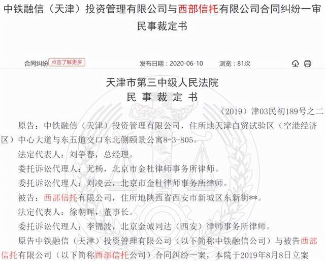 董卿老公密春雷"隐没"一个月,西部信托30亿资金能安全着陆吗?