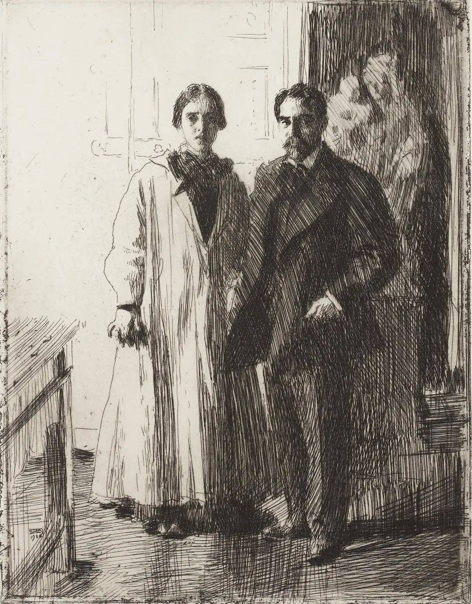 大师作品分享感受线条指挥家安德斯佐恩笔下的线条魅力