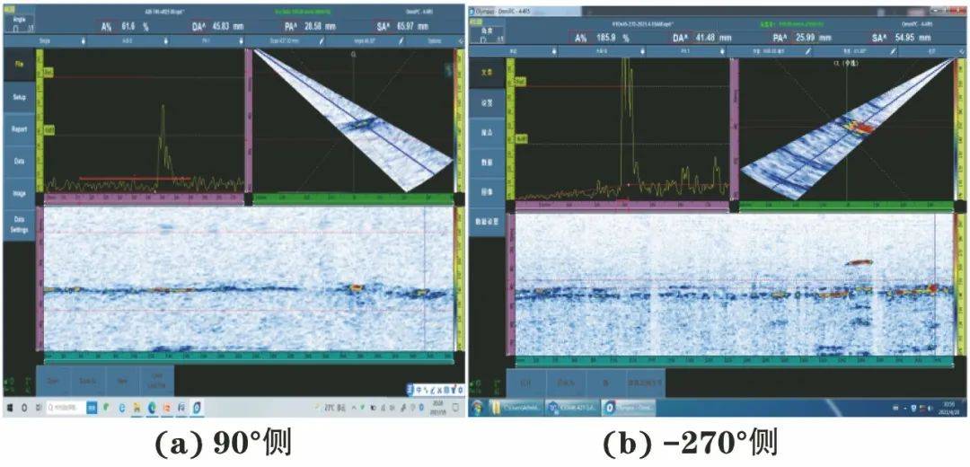 双相不锈钢钢管对接环焊缝的相控阵超声检测_mm_缺陷_模拟