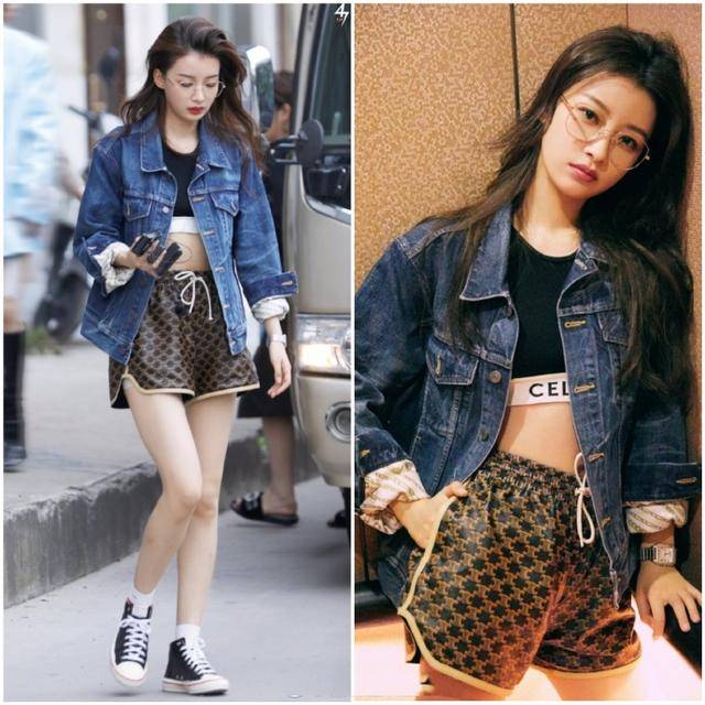 孙怡 孙怡下班都穿得这么时髦，背心搭回力鞋少女感十足，也太接地气了