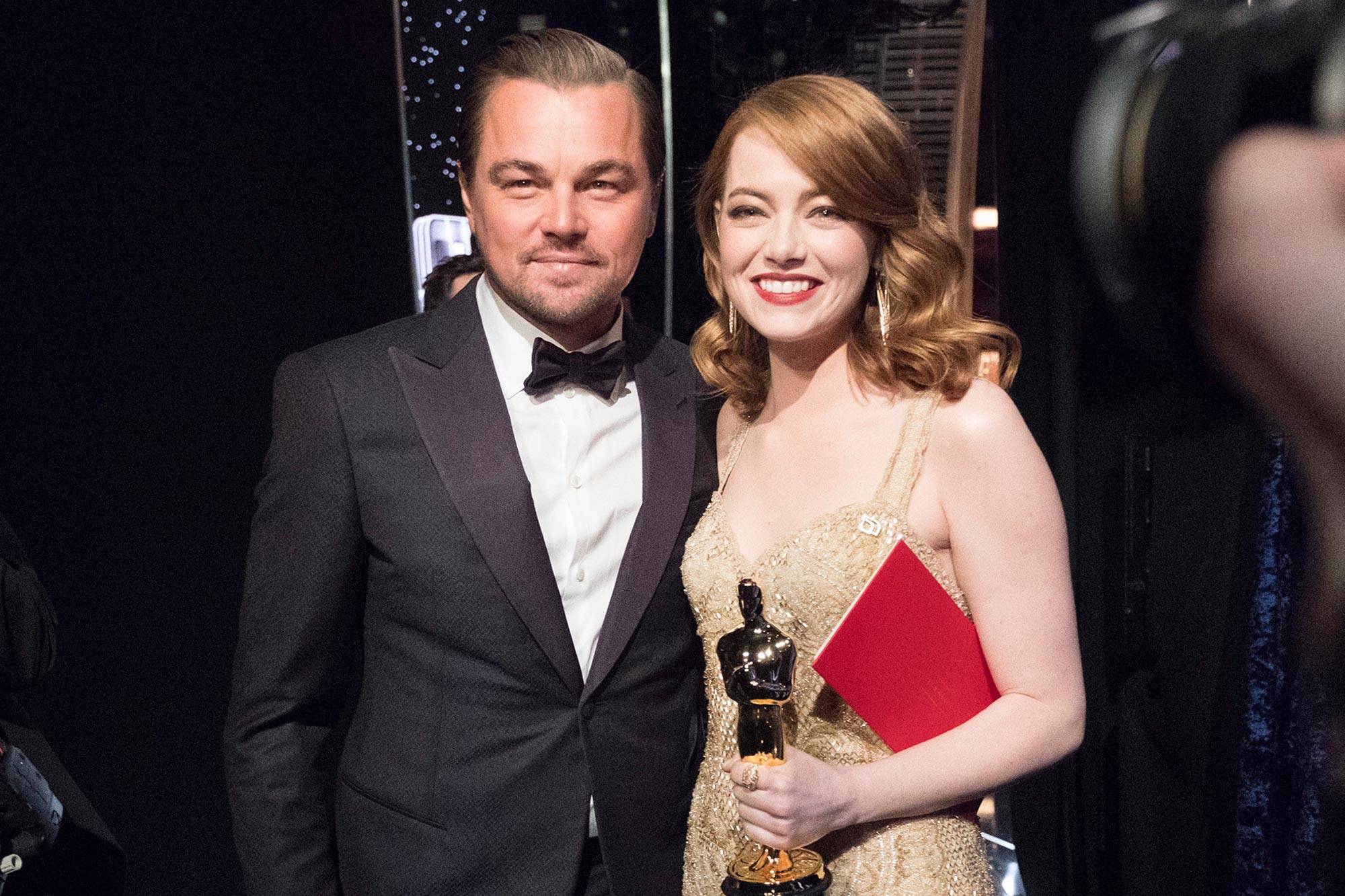 石头姐艾玛·斯通和小李子,莱昂纳多·迪卡普里奥(leonardo dicaprio)