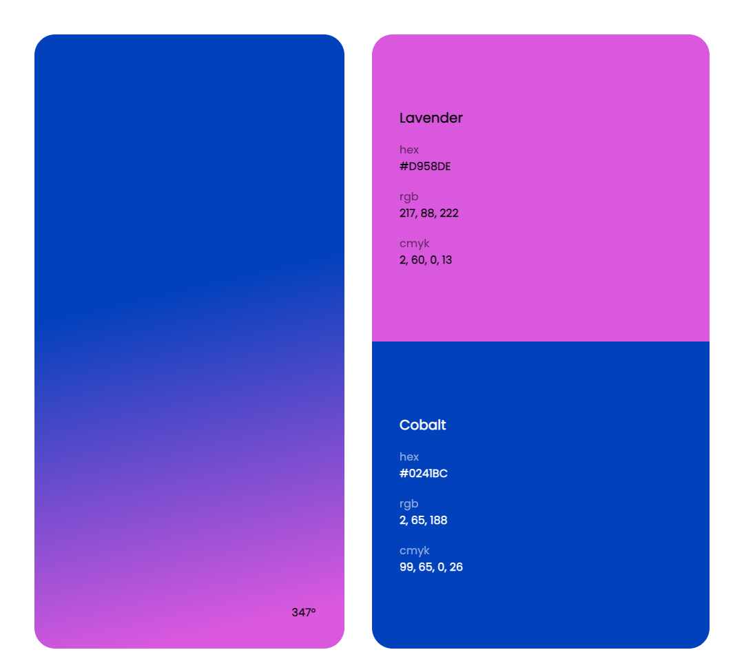 紫色系色彩搭配方案优雅色