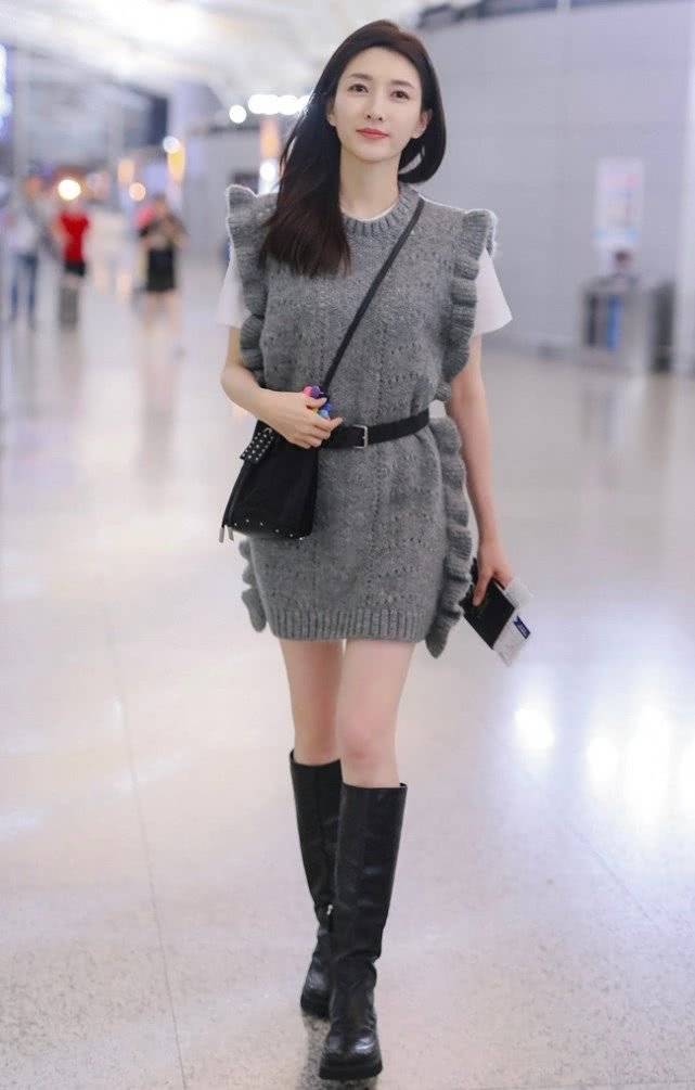 原创笨笨靴真的有毒拥有漫画腿的江疏影都驾驭不了太显腿粗