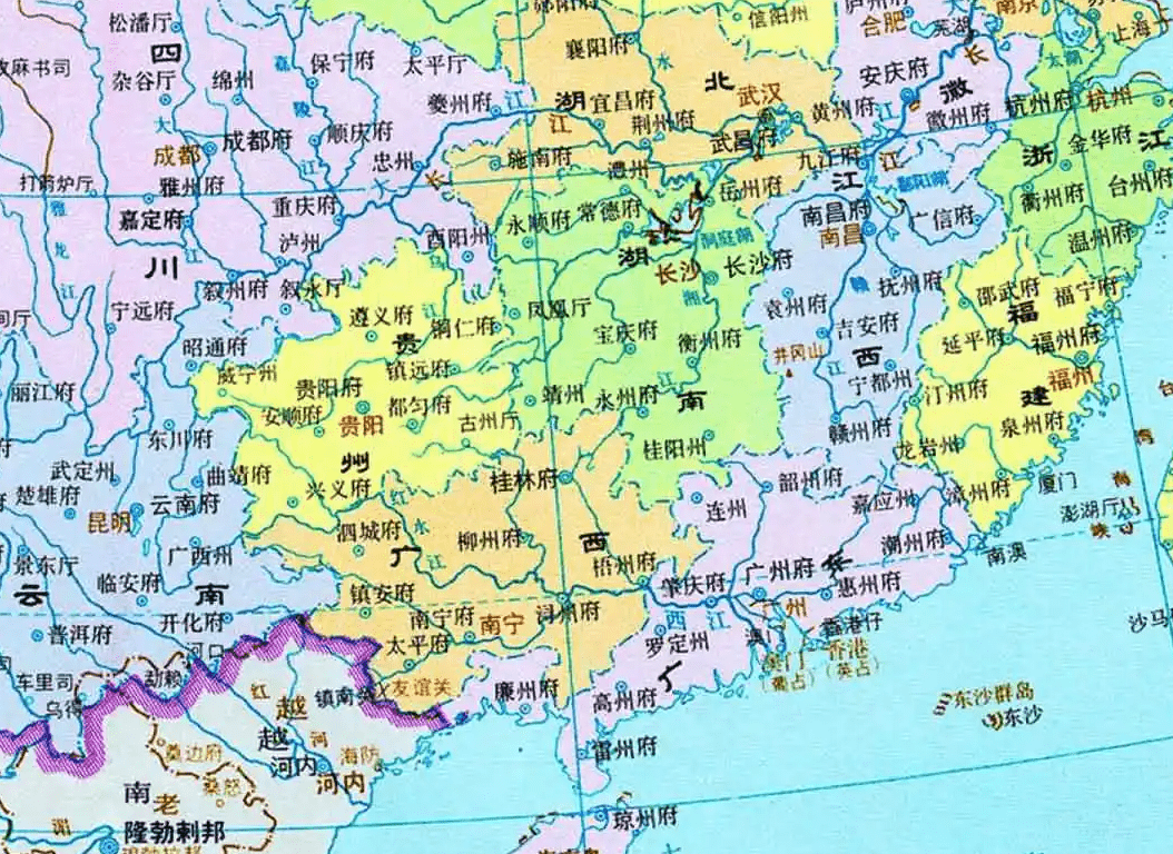 广东与广西之间的换地广西省的1个县为何划入了广东省