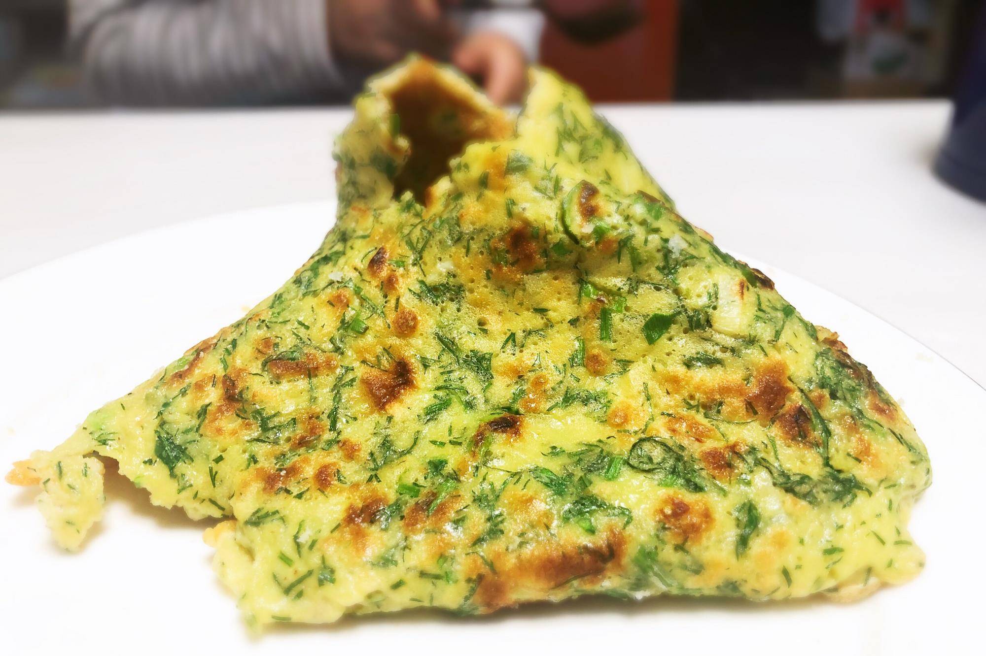 葱花|冬季,茴香别只用来包饺子,煎成早餐饼更香,手不粘面就能做