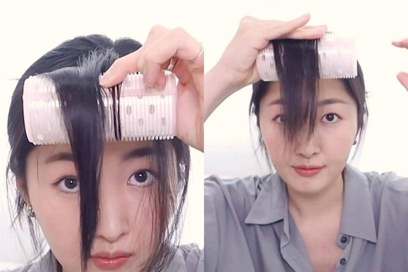 方法杨超越这人能处，有变美技巧她真分享，头发蓬松、刘海定型全搞定