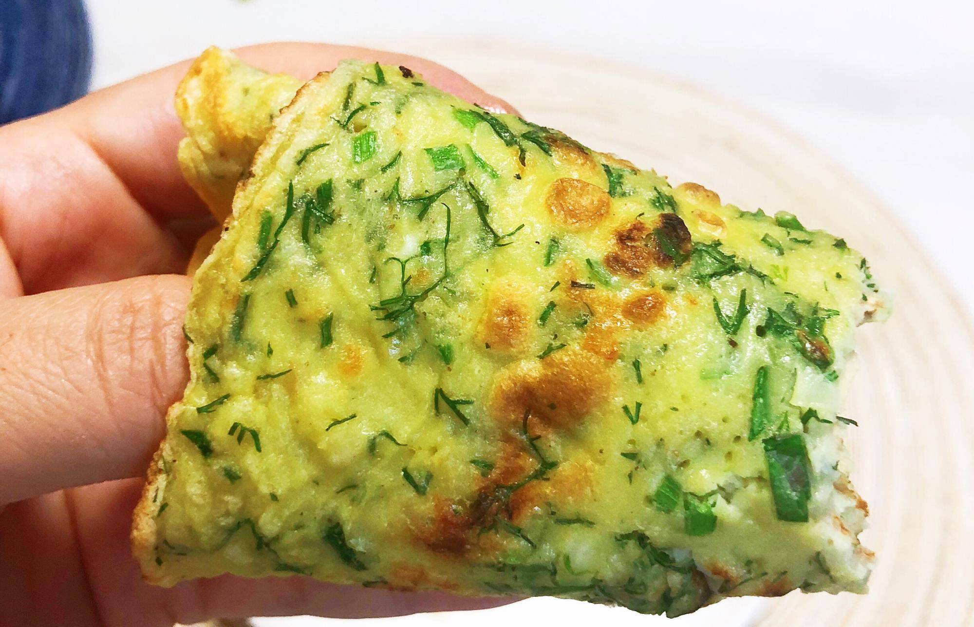 葱花|冬季,茴香别只用来包饺子,煎成早餐饼更香,手不粘面就能做