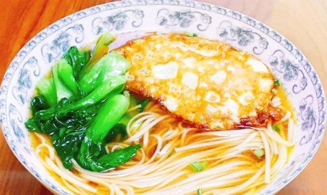 原创大厨分享一道油菜鸡蛋面快餐店的通常做法贼简单